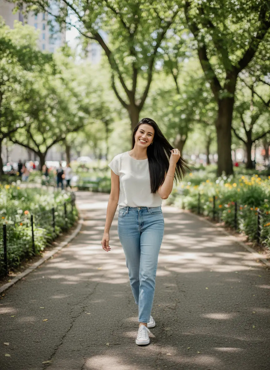 Professional AI Hinge headshot - optimized for serious dating