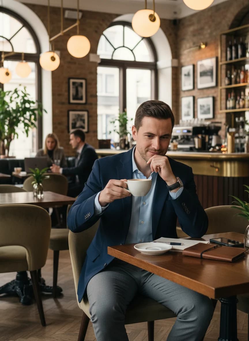 Hinge profile picture - AI-generated professional portrait