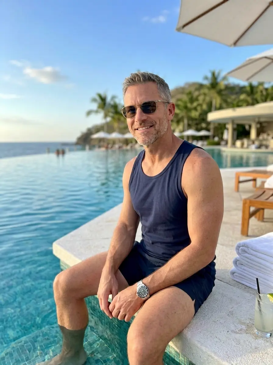 pool-resort dating photo background 5 — natural lifestyle