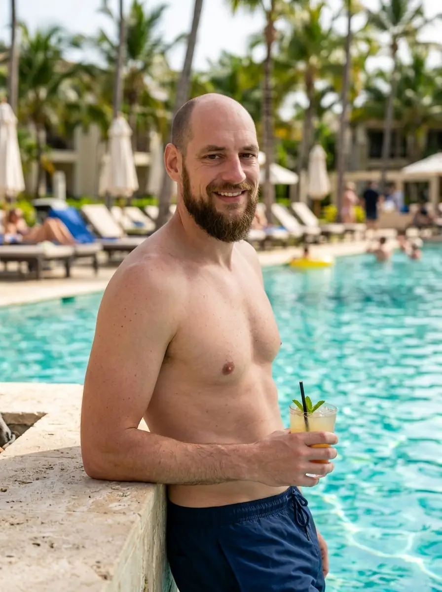 pool-resort dating photo background 7 — natural lifestyle