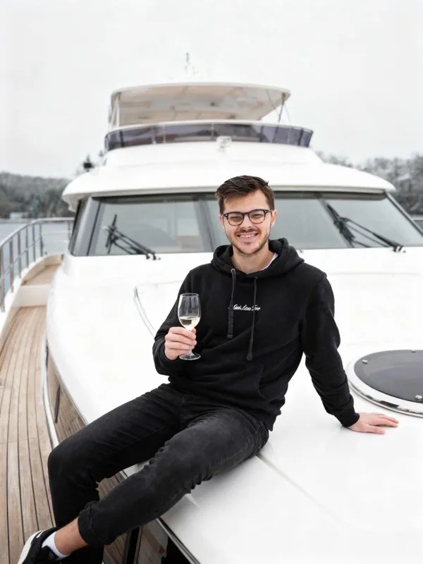 Optimized Bumble profile picture - real transformation example