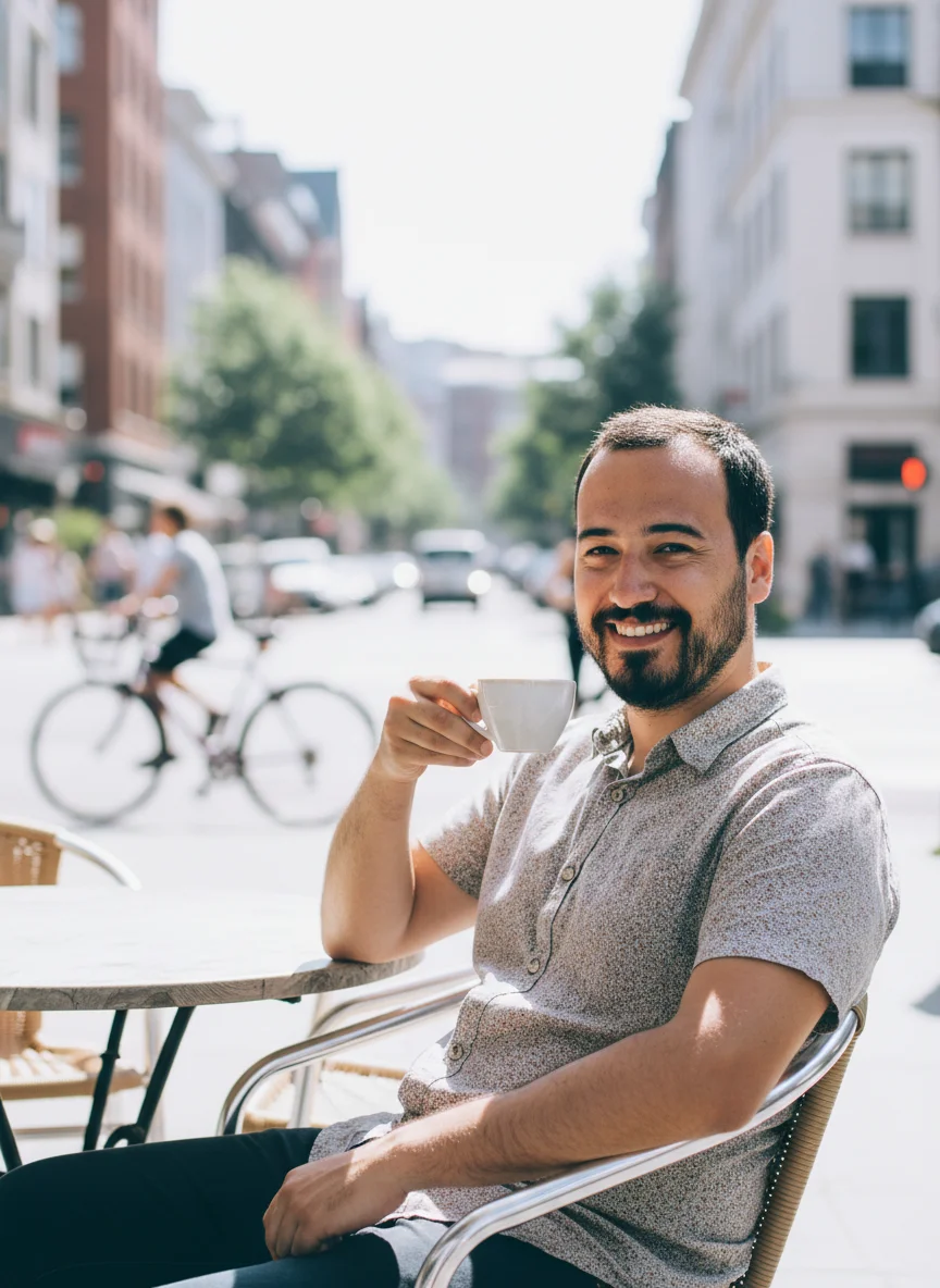 AI dating photo for men - professional profile picture 11