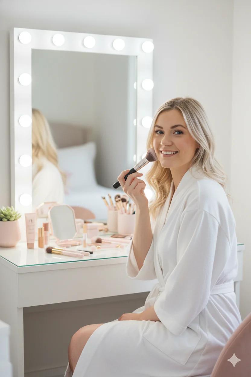 Makeup Vanity - Self-expression, natural beauty routine