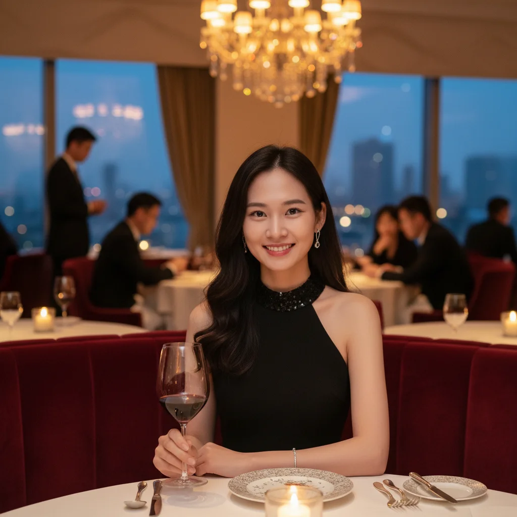 AI-optimized profile picture for women on dating apps