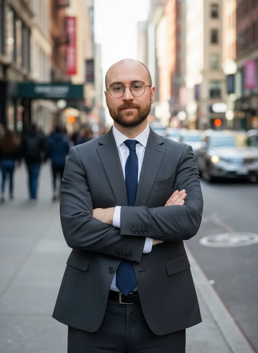 AI dating photo example - professional quality headshot