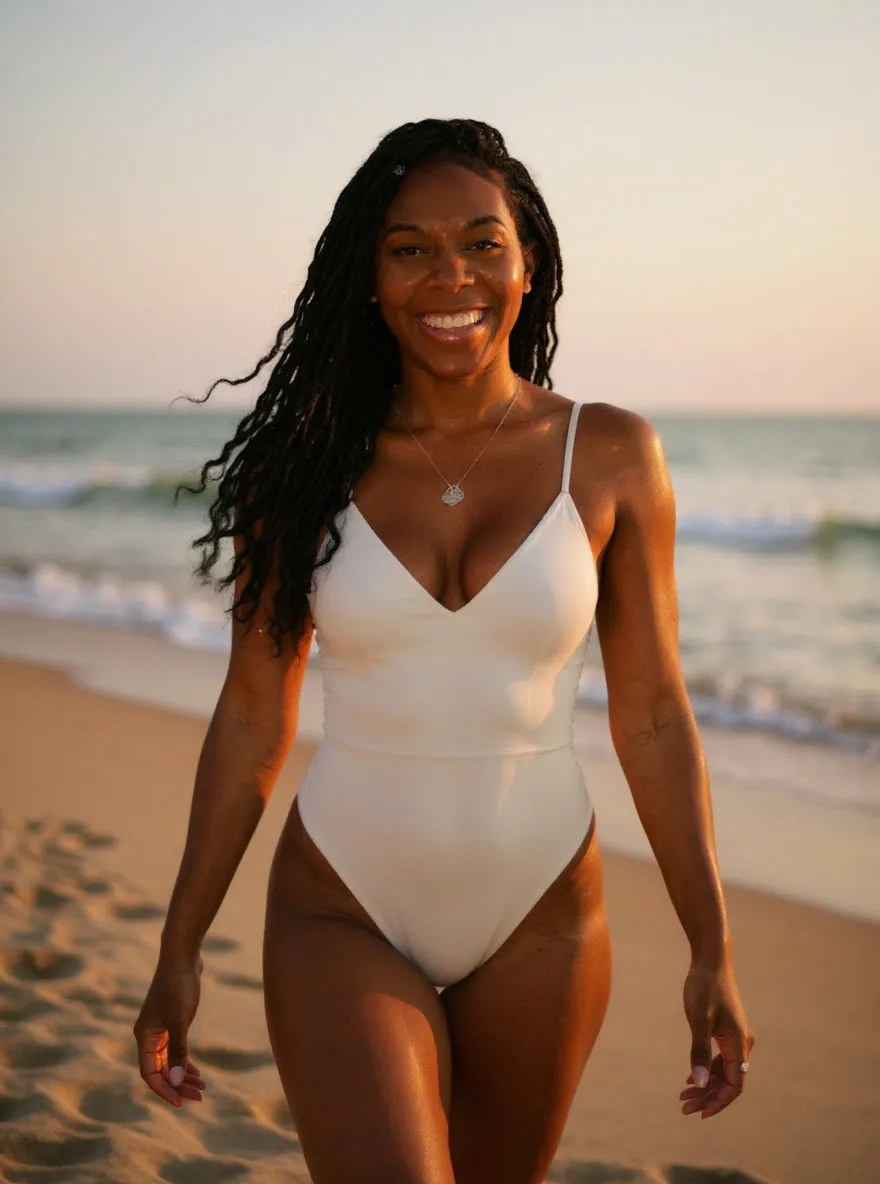 Professional AI dating photo example for women