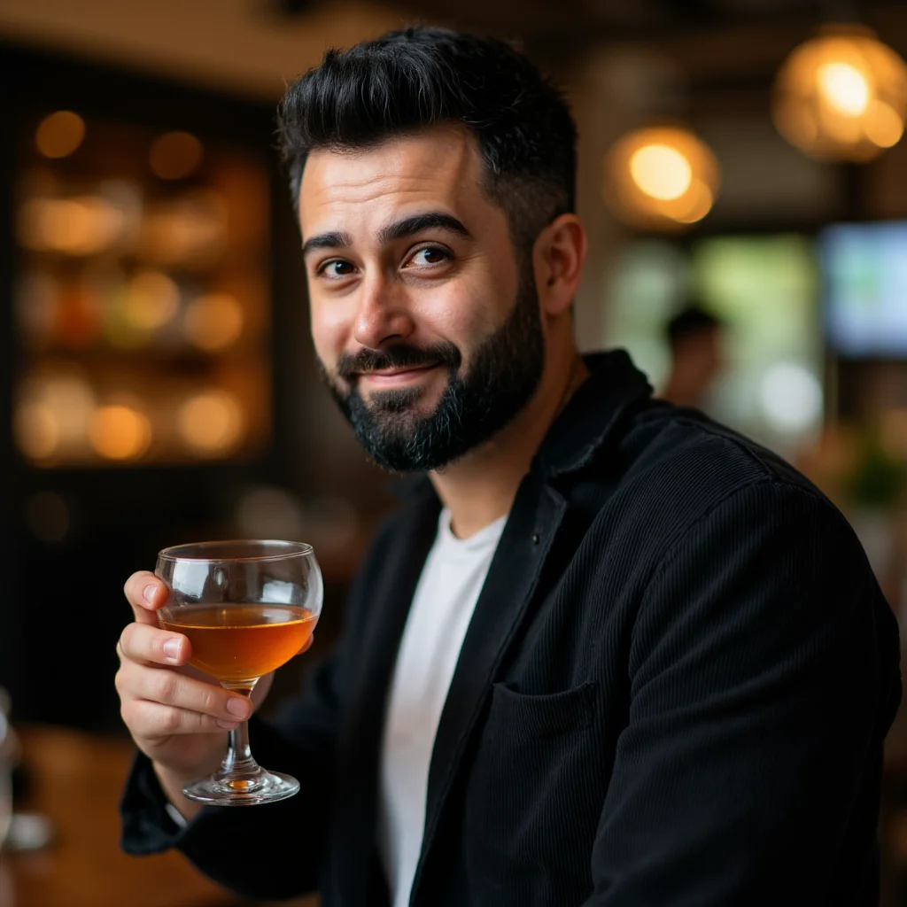 Tinder profile picture - AI-generated authentic portrait