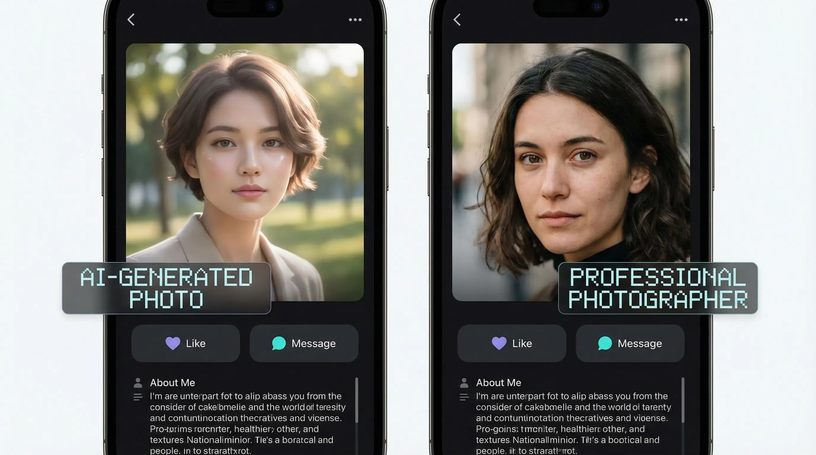 AI Photos vs Professional Photos: Which Gets More Matches?