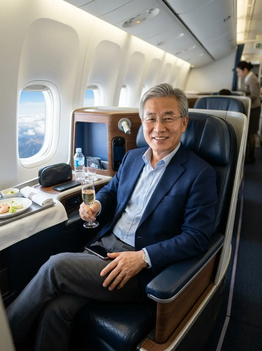 business-class-flight dating photo background 1 — natural lifestyle