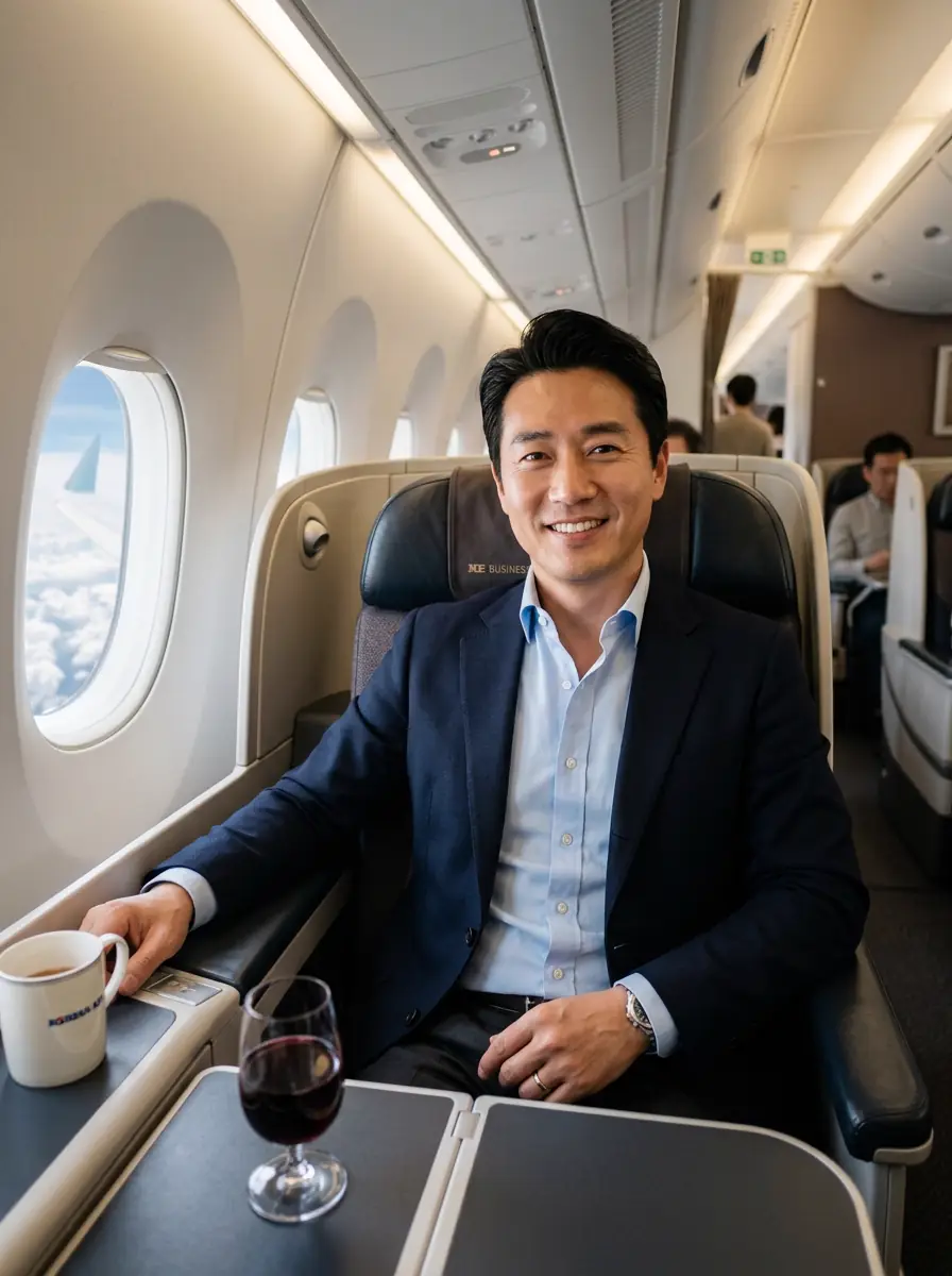 business-class-flight dating photo background 2 — natural lifestyle