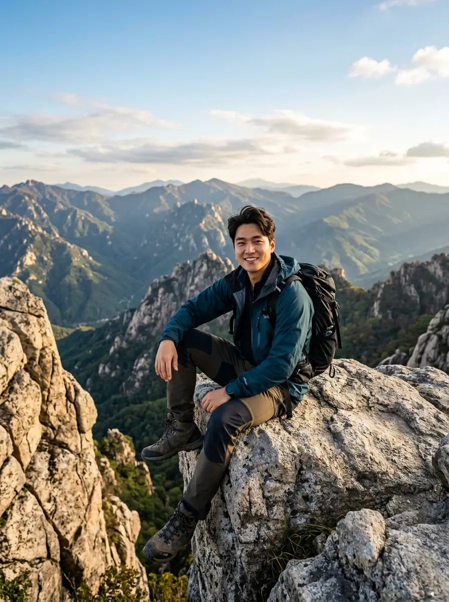 mountain-hiking dating photo background 1 — natural lifestyle