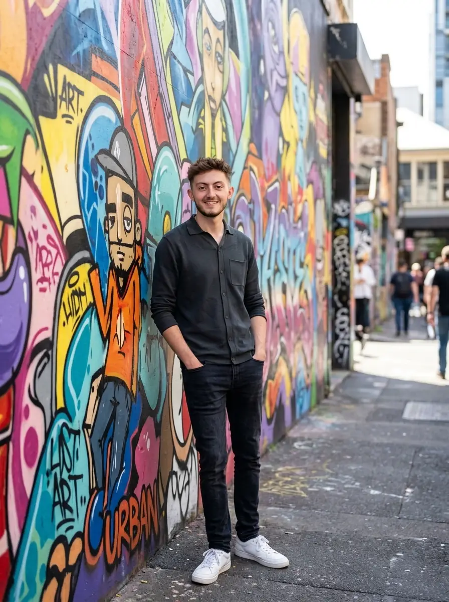 street-art-mural dating photo background 2 — natural lifestyle