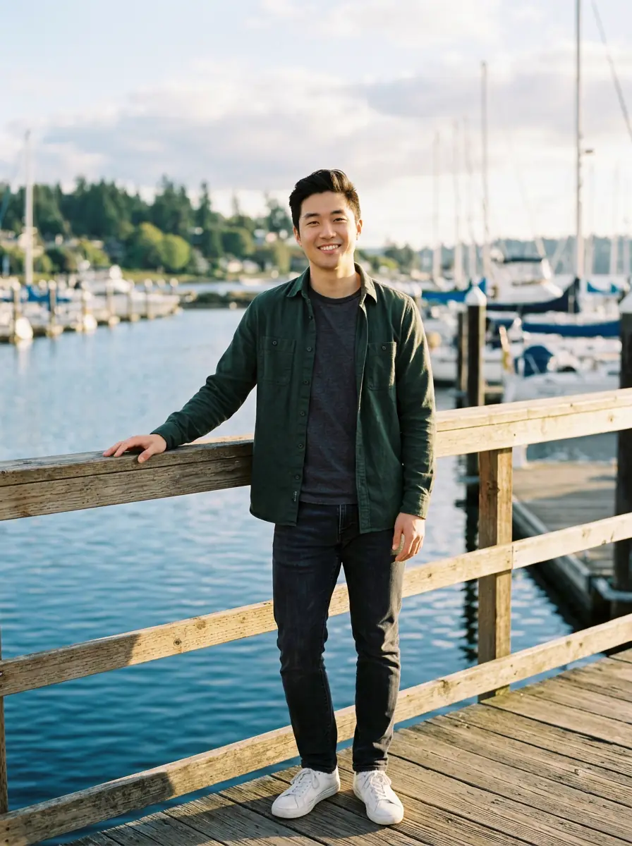 waterfront-dock dating photo background 5 — natural lifestyle