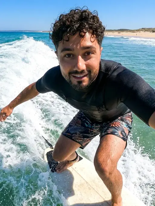 Sports activity AI dating photo example